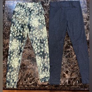 Two medium full length fitted leggings.